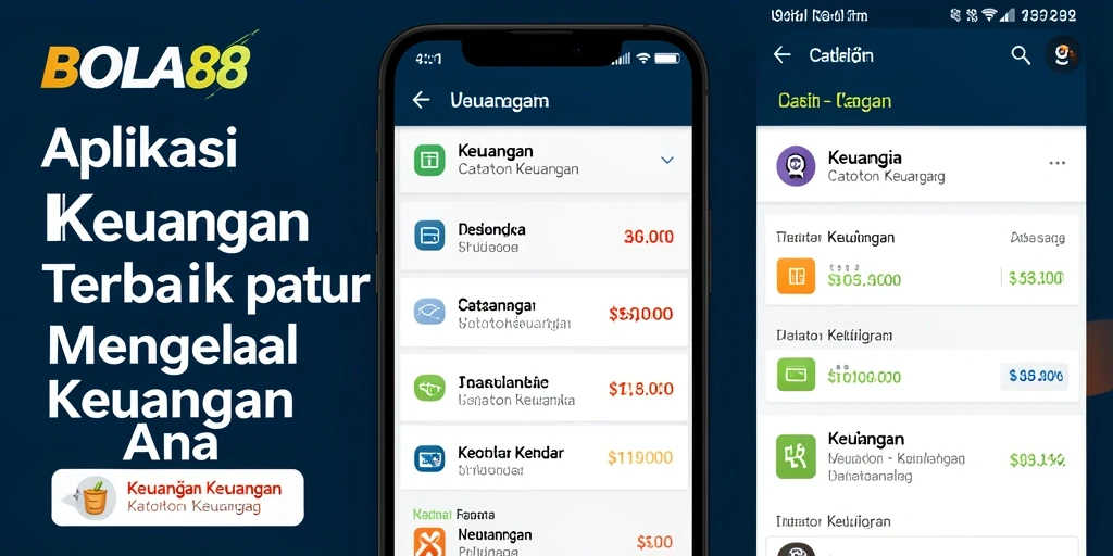 Antarmuka BOLA88 yang menarik dan mudah digunakan untuk mencatat keuangan.