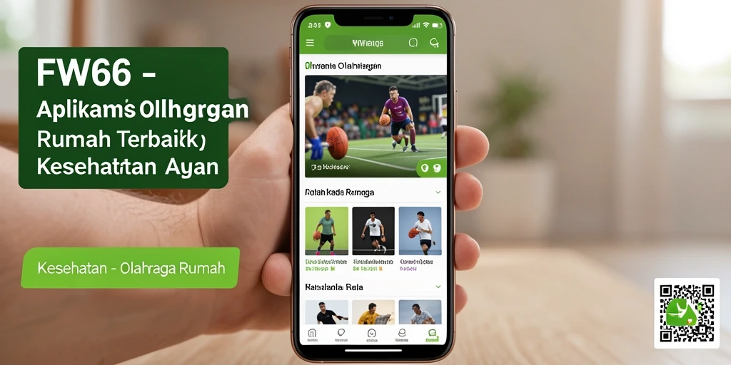 Antarmuka aplikasi FW66 yang user-friendly dan fungsional untuk olahraga rumah.