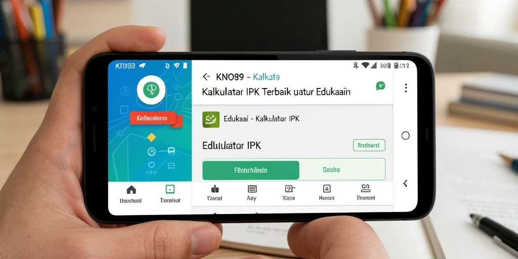 Antarmuka user-friendly KNO89 untuk perhitungan IPK yang mudah.
