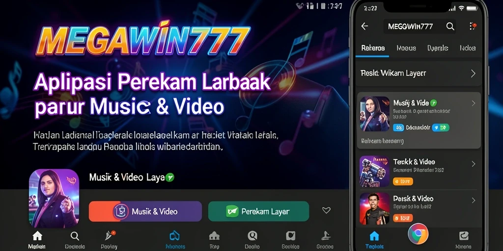 Tampilan antarmuka MEGAWIN777 yang sederhana dan intuitif.