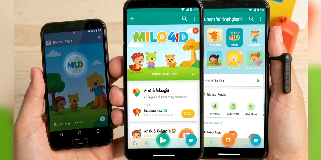 Antarmuka edukatif dan interaktif dari MILO4D
