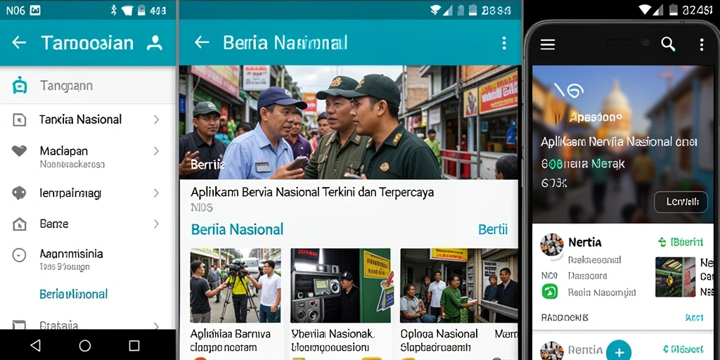 Tampilan antarmuka aplikasi N06 yang modern dan mudah dinavigasi.