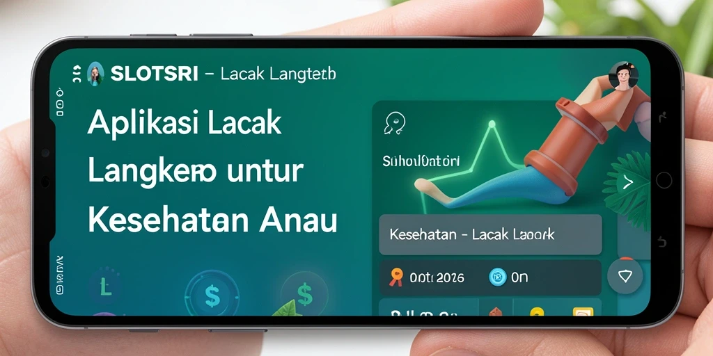 Tampilan antarmuka SLOTSRI yang menampilkan fungsi Lacak Langkah.
