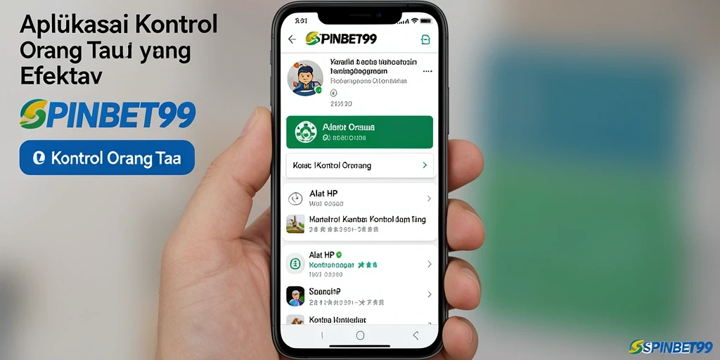 Tampilan antarmuka SPINBET99 yang user-friendly untuk kontrol orang tua.