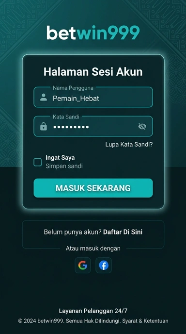 Masuk Akun Betwin999 untuk Pengguna Android